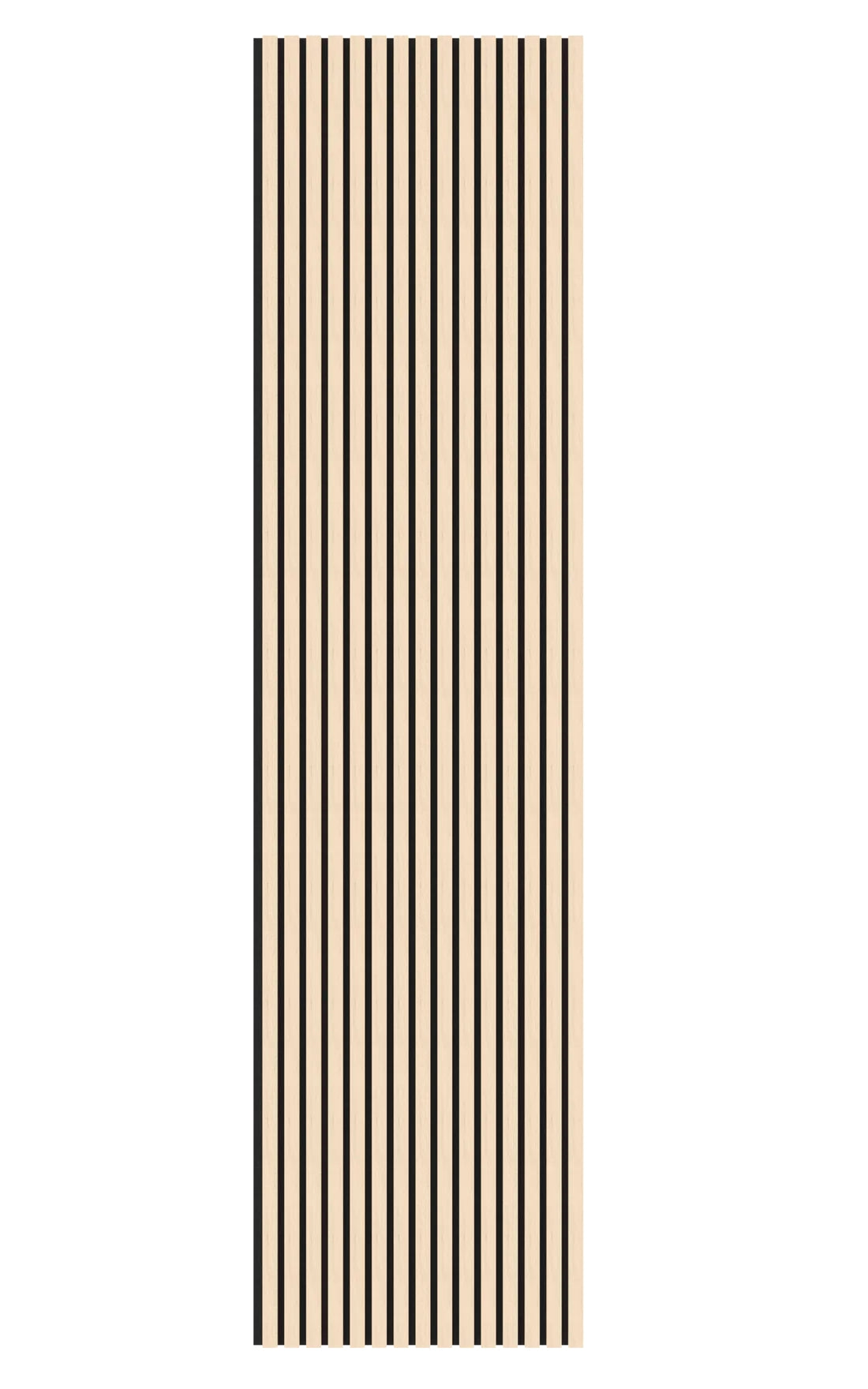 Washed Oak Acoustic Wood Wall Panel Thin Slat - 240/300x60cm