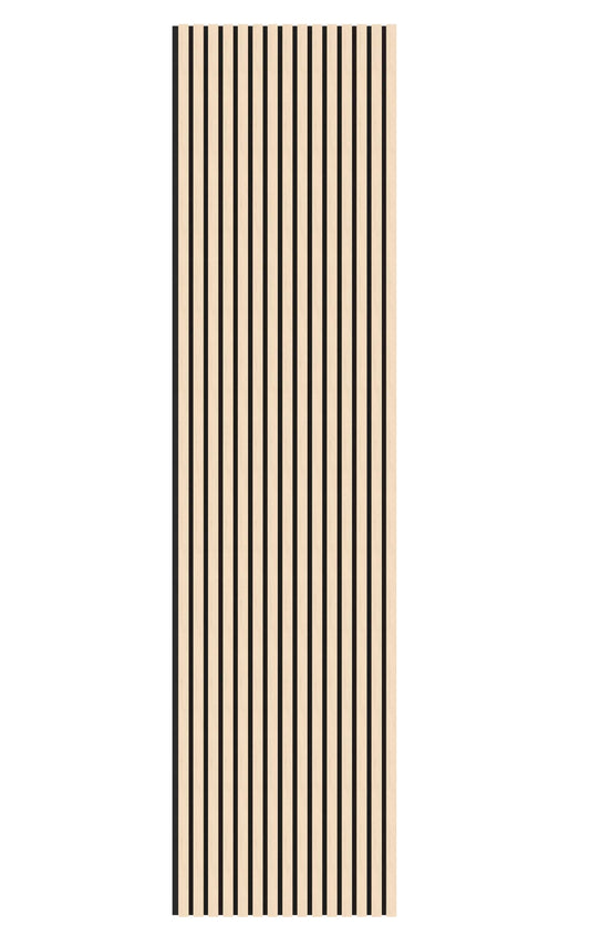 Washed Oak Acoustic Wood Wall Panel Thin Slat - 240/300x60cm