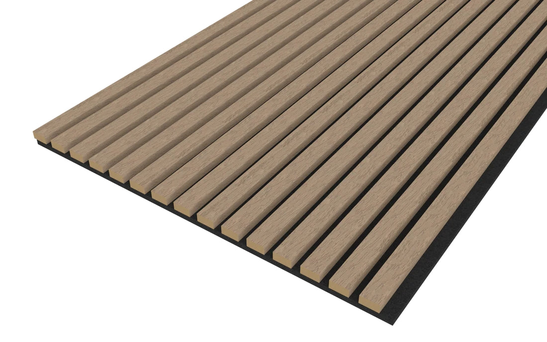 Walnut Acoustic Wood Wall Panel Thin Slat Sample